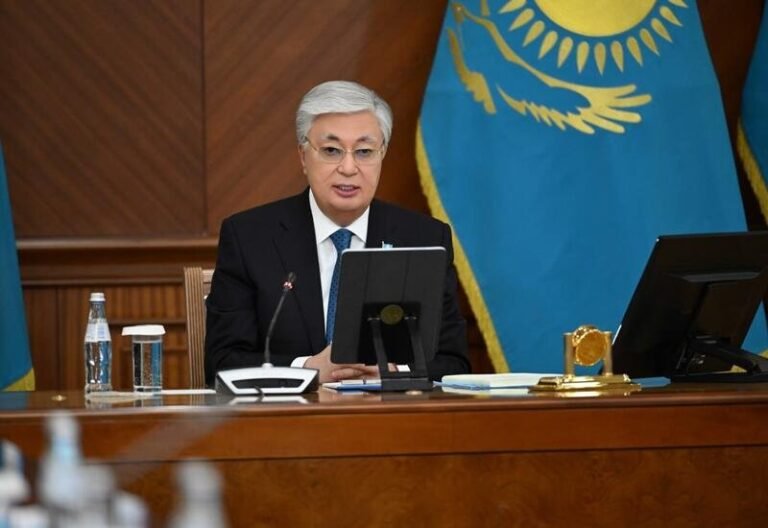 Qazaxıstan Prezidenti Kasım-Jomart Tokayev Səmərqəndə gəlib